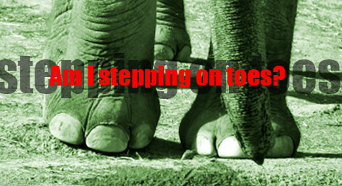 steppingontoes