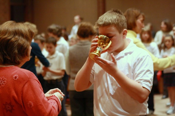 Receiving from the Chalice