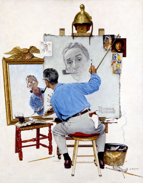 Norman Rockwell self portrait